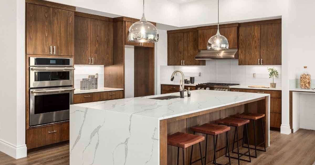 Newly renovated kitchen as part of a kitchen renovation project.