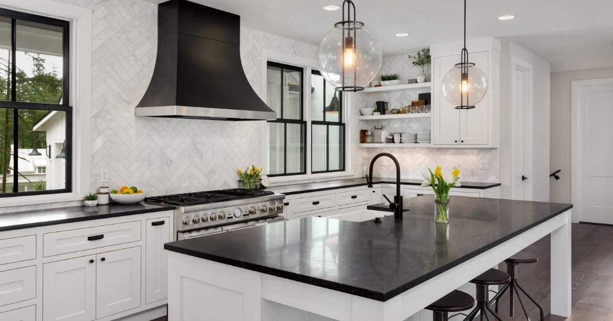 Newly renovated kitchen as part of a kitchen renovation project.