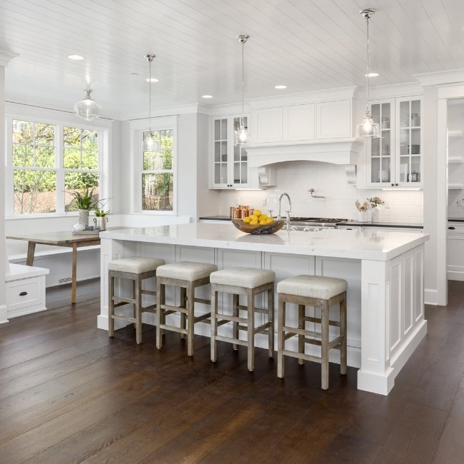 A renovated kitchen