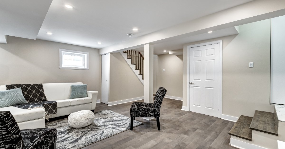 Newly renovated basement by Deomax Group.