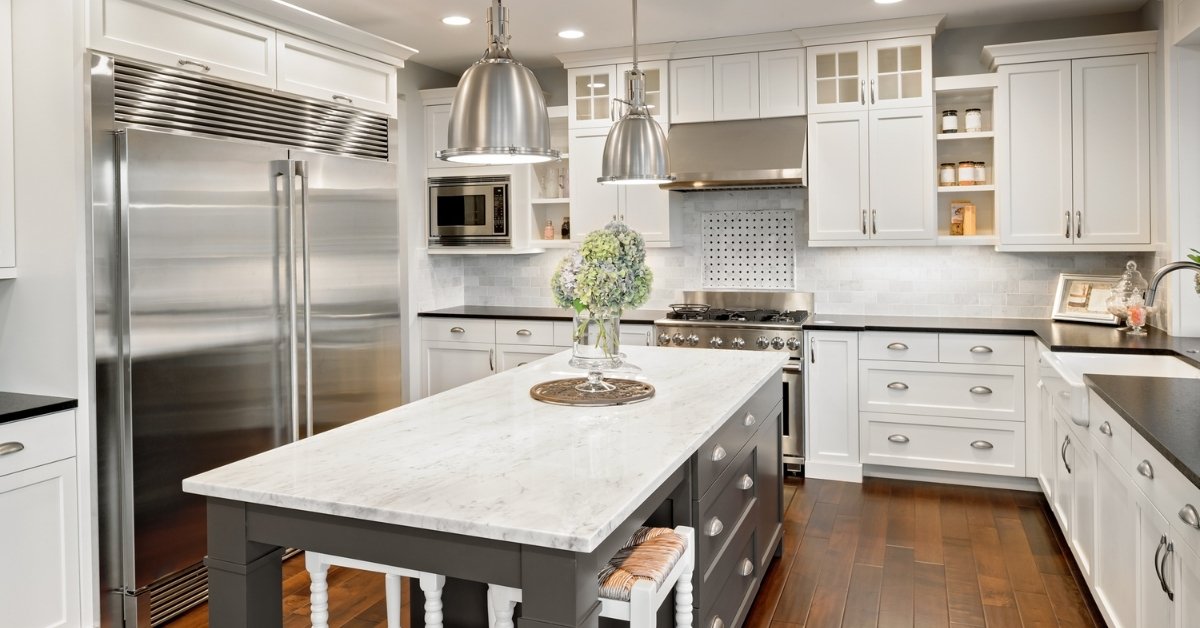 Newly renovated kitchen as part of a kitchen renovation project.