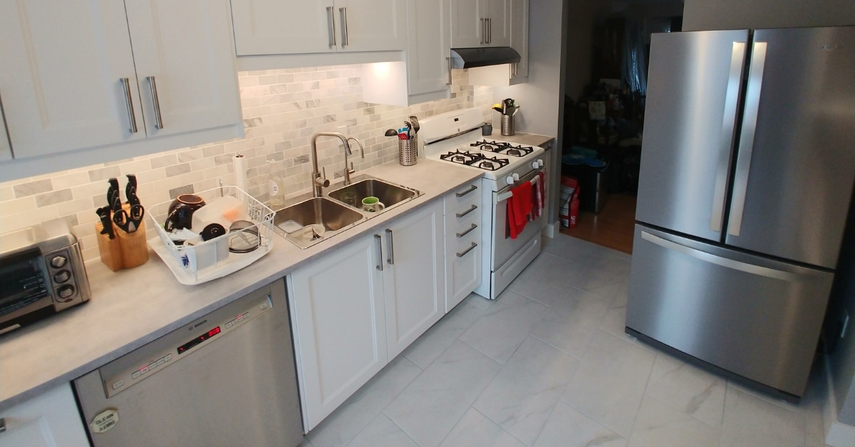 kitchen renovation project completed milton