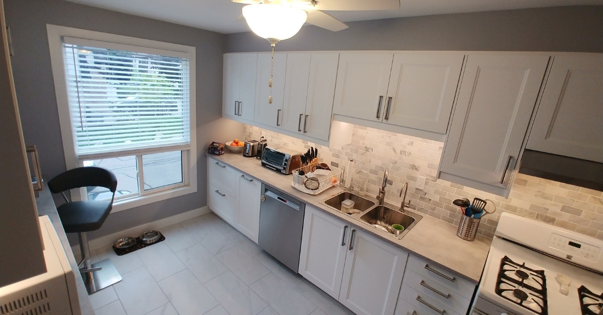 kitchen renovation project milton completed