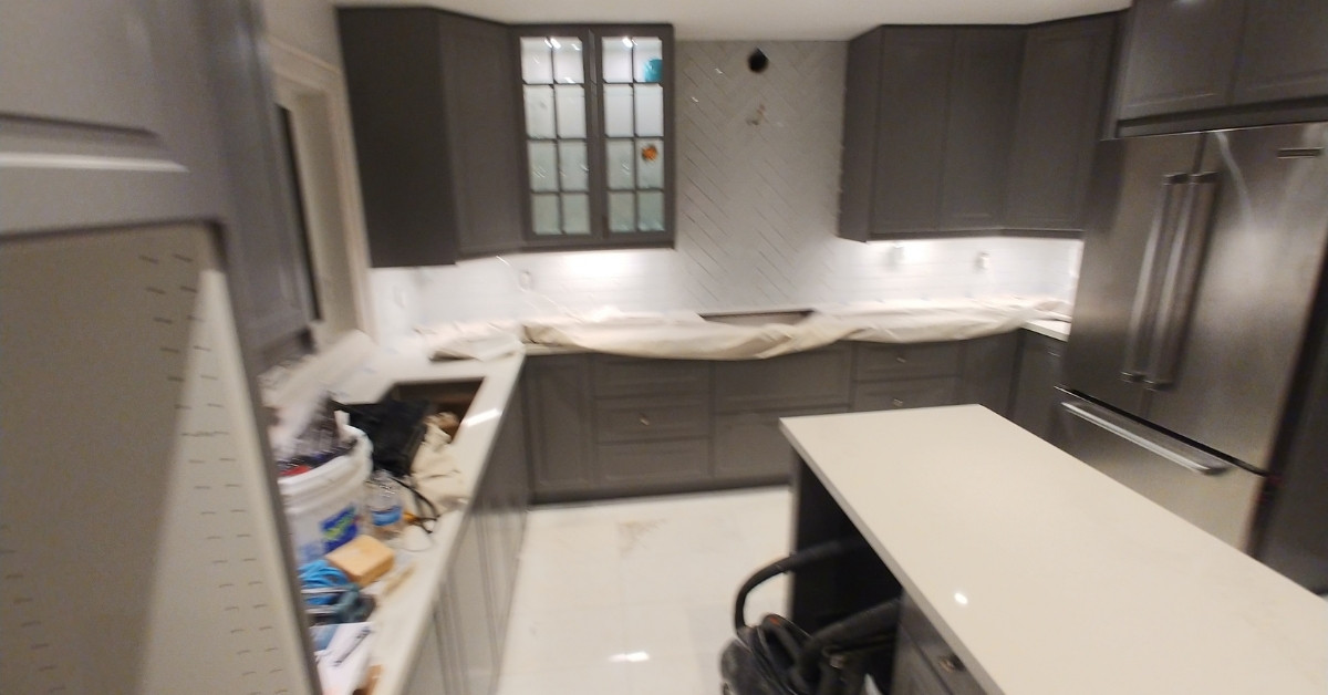 Kitchen renovation project in milton 12