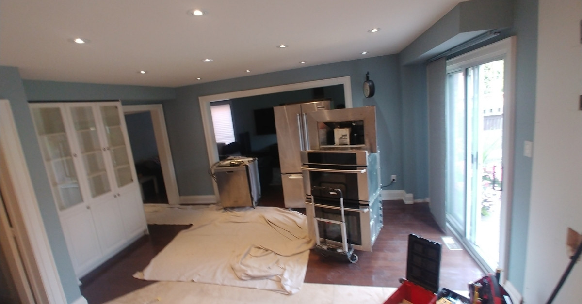 Kitchen renovation project in milton 5