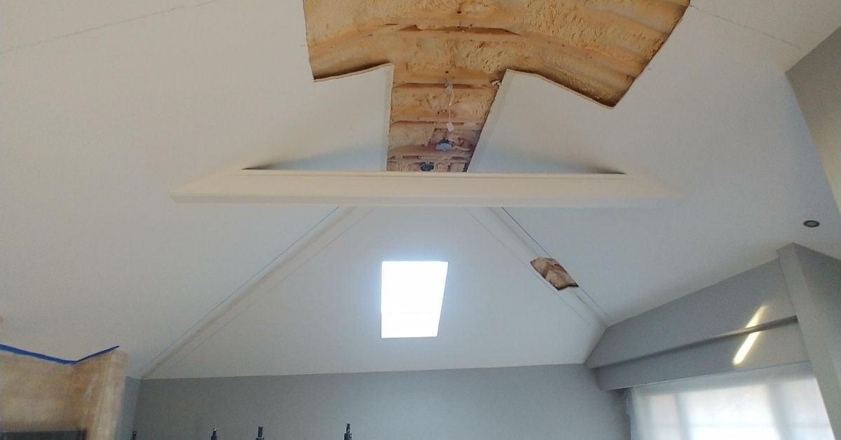 cathedral ceiling repair mississauga during deomax fixing