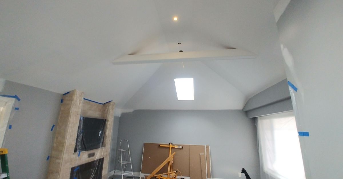 cathedral ceiling repair mississauga progress