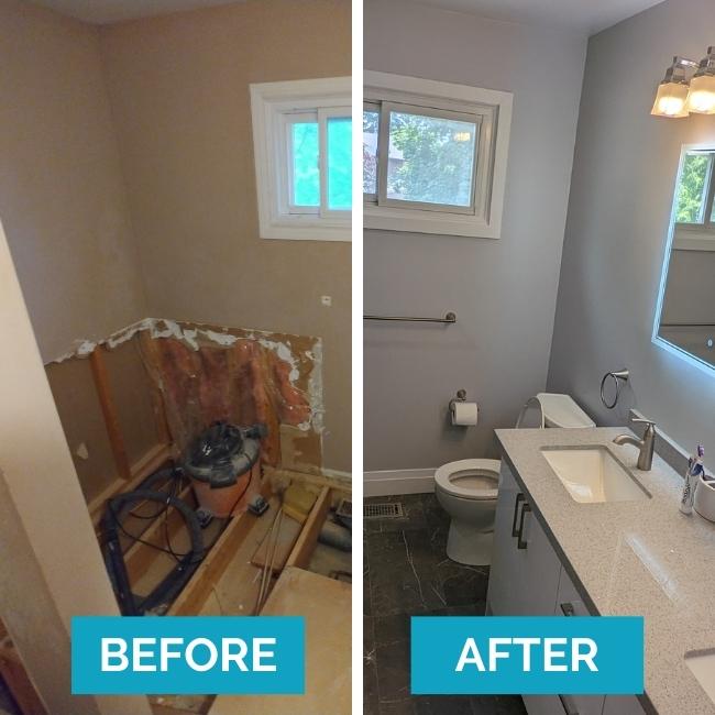 new bathroom renovations Etobicoke
