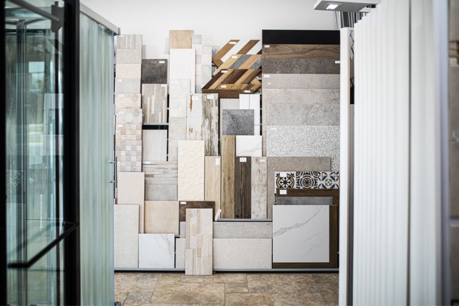 Bathroom accessories and tiles store