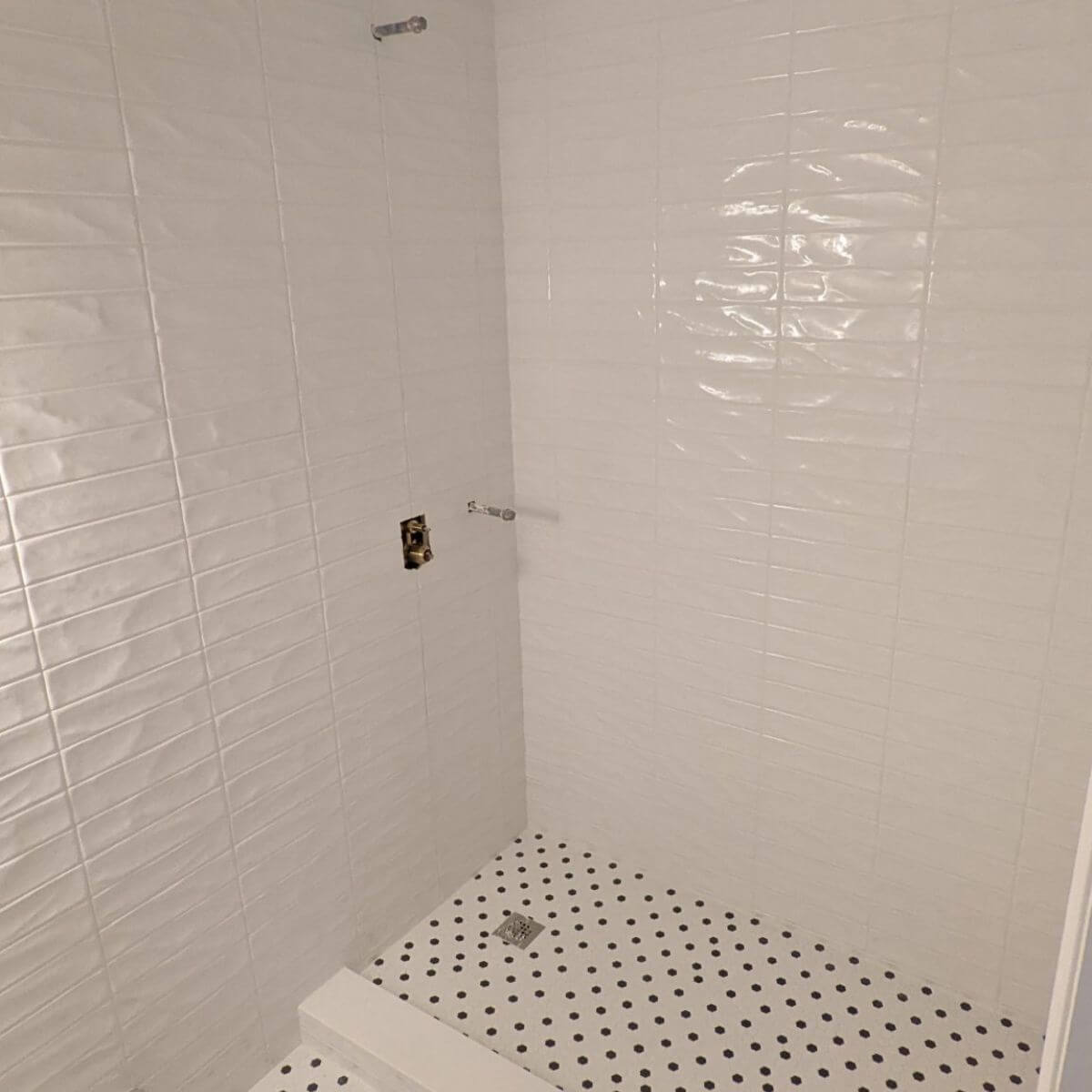 Condominium bathroom renovation to shower in Scarborough