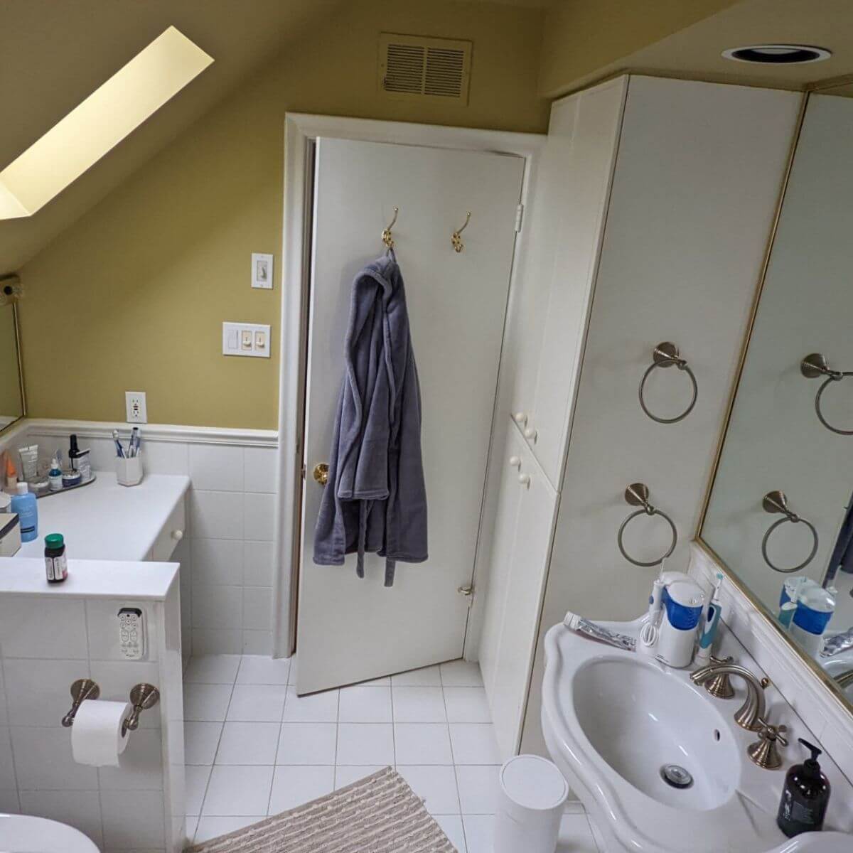 Custom bathroom in high end loft Etobicoke