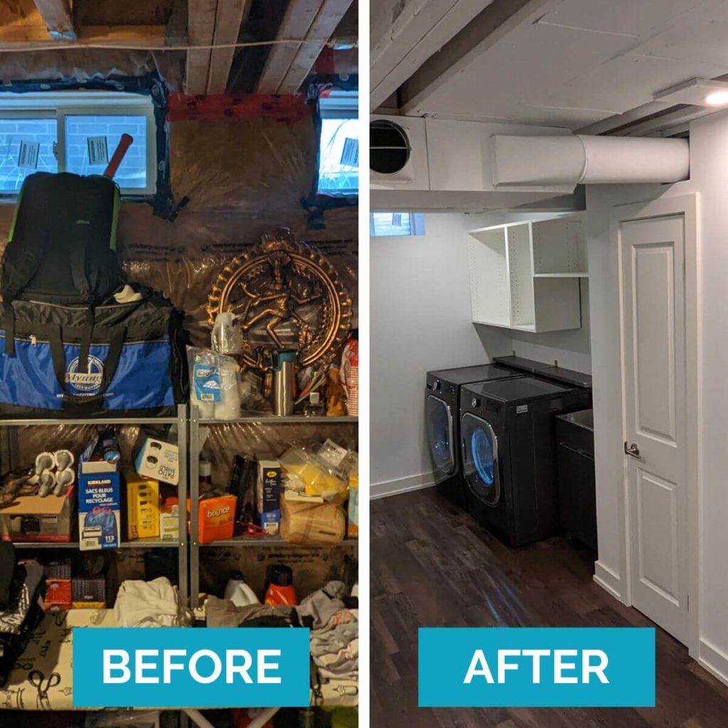 Finishing and renovating a Milton basement