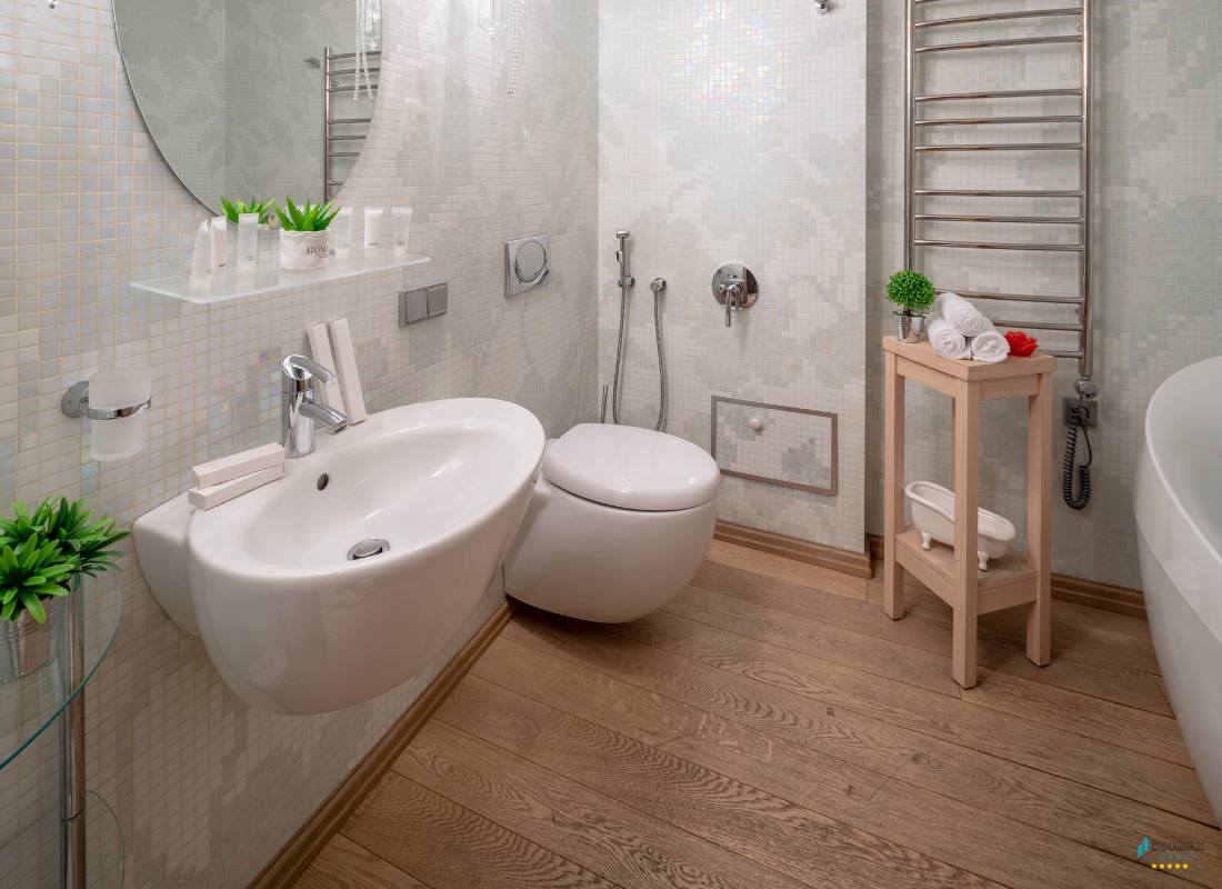 waterproof laminate bathroom floor