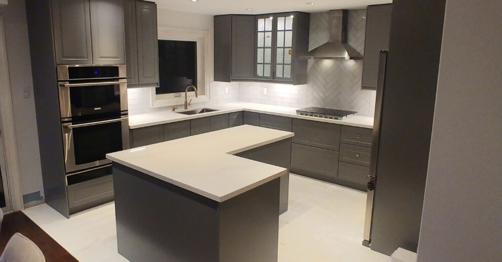 Kitchen renovation project in milton 18
