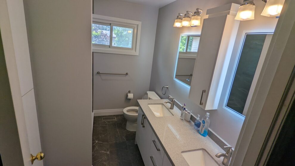 bathroom done renovation