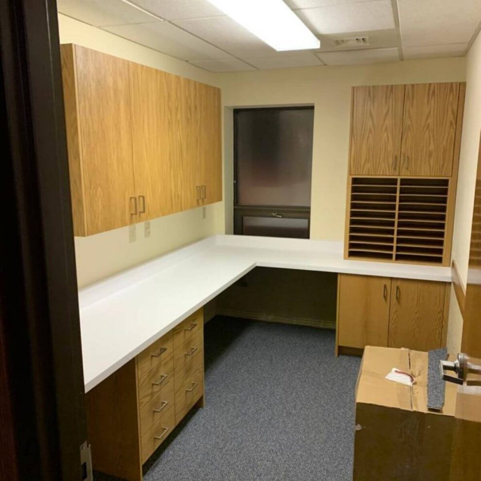 Etobicoke church office remodeling after