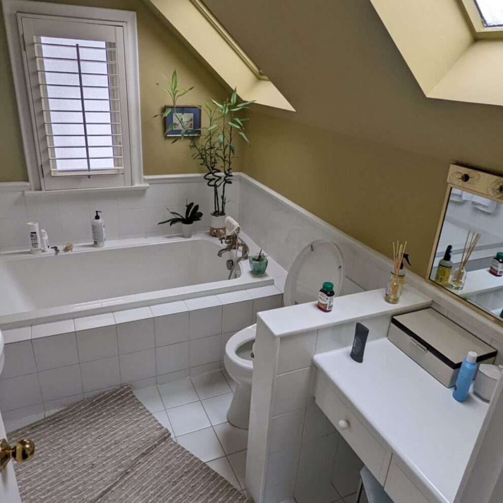 Custom bathroom in high end Etobicoke loft