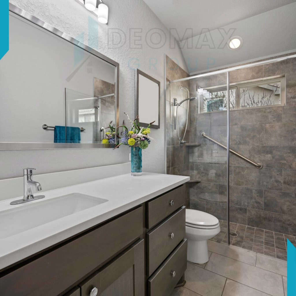 Bathroom with Shower Accent Wall | Get a Quote