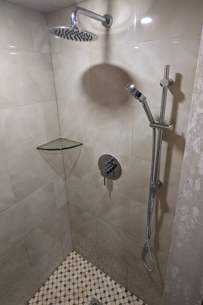 Shower construction in North York Home
