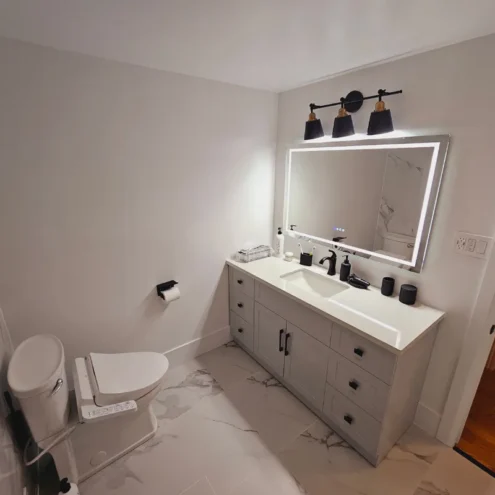 modern bathroom renos Mississauga