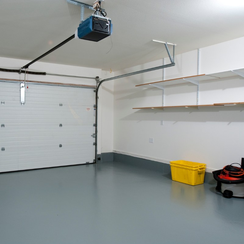 garage space conversion to family room
