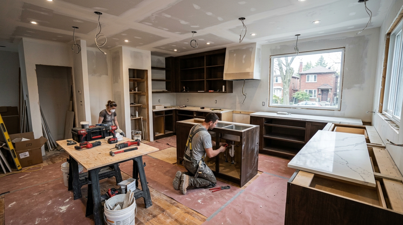 kitchen renovation cost GTA scene