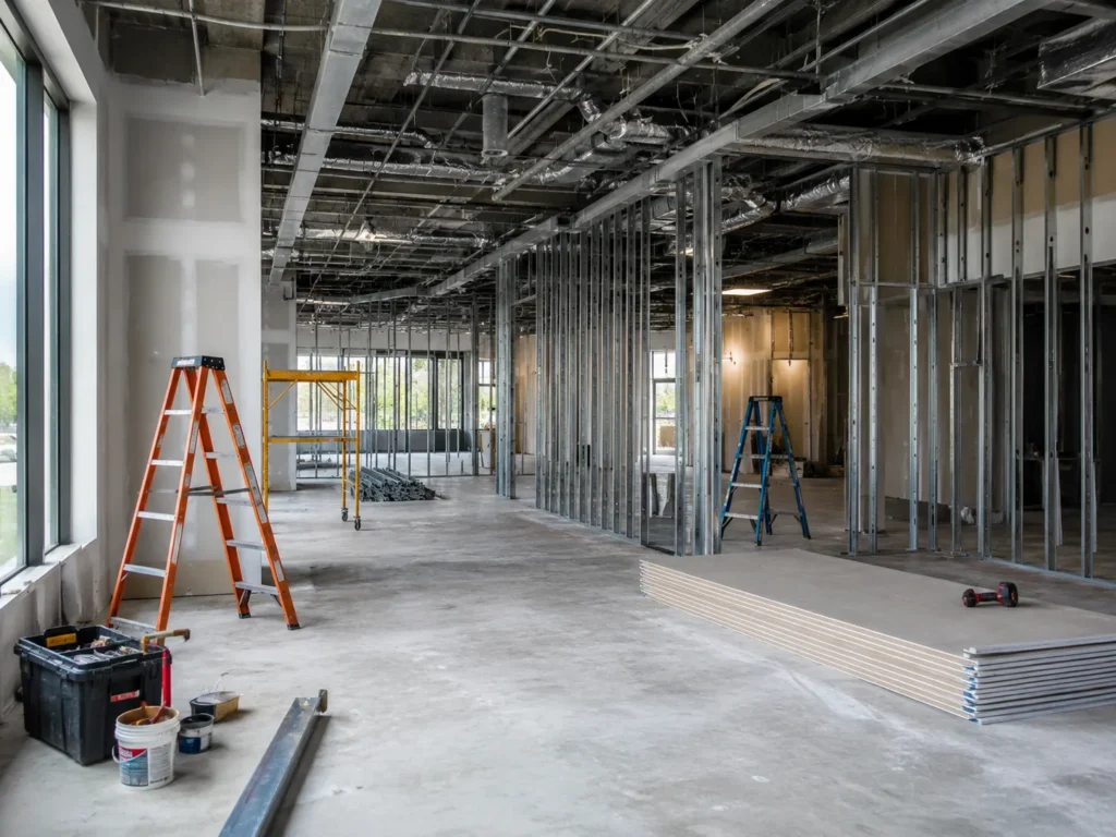 commercial interior framing renovation toronto