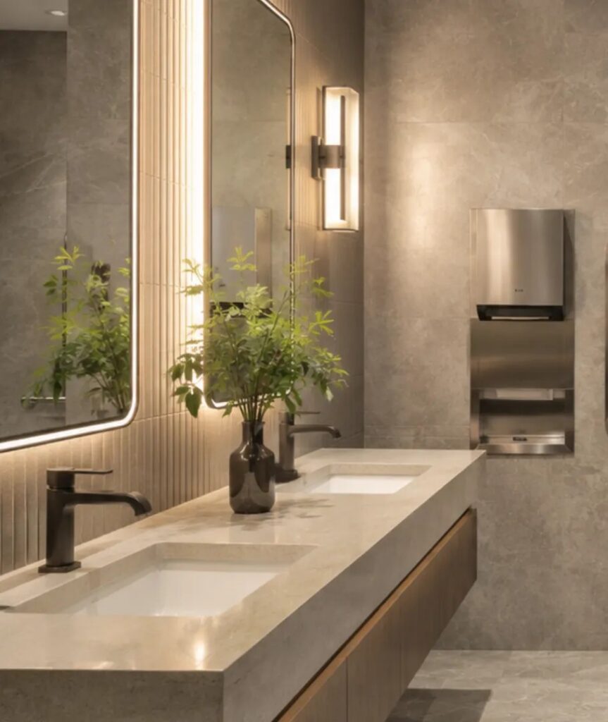 complete commercial washroom renovation services